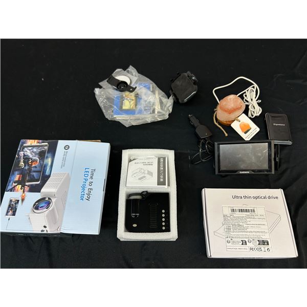 LED Projector, Optical Drive, Salt Rock Lamp, GPS, etc