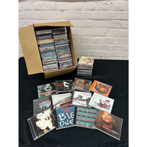 Box of 88 CDs Assorted Genres and Titles