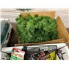 Image 4 : Lot of Assorted Christmas Decor Berry Wreath, Tree Stand, Garland, Etc
