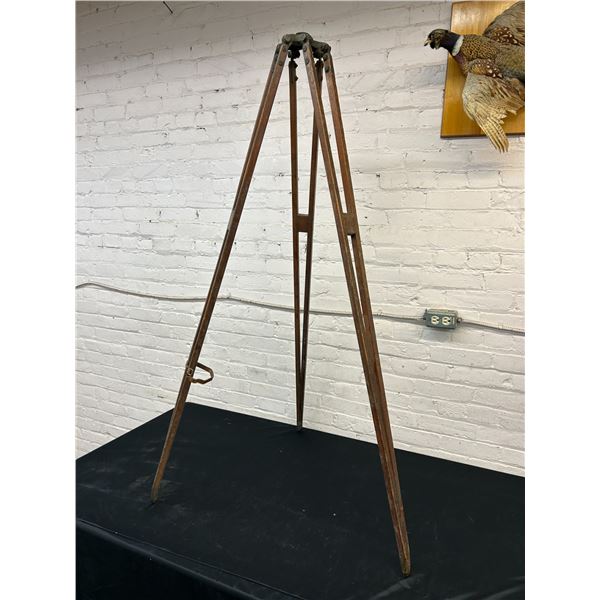 Antique CN Surveyors Transit Tripod