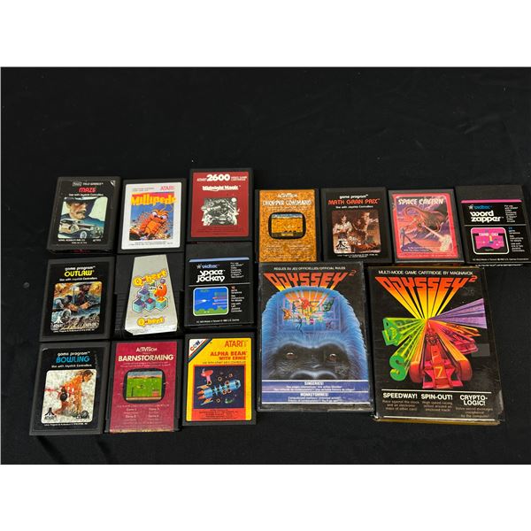 Lot of 13 Atari Games and 2 Odyssey Games