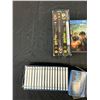 Image 2 : 3pcs Harry Potter Cassette Tape Bundle, 8 DVD Box Set and Blu-Ray Deathy Hallows pt 2