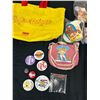 Image 3 : Lot of Vintage Collectibles Buttons, Wizard of Oz The Lion, Kewpies, Cabbage Patch, Bags, Cup, etc