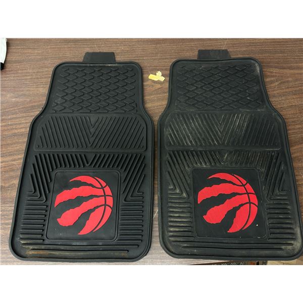 Pair of Fan Mats Made in USA Basketball NBA Car Mats