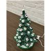 Image 5 : Vintage Light-Up Ceramic Christmas Tree 18" works