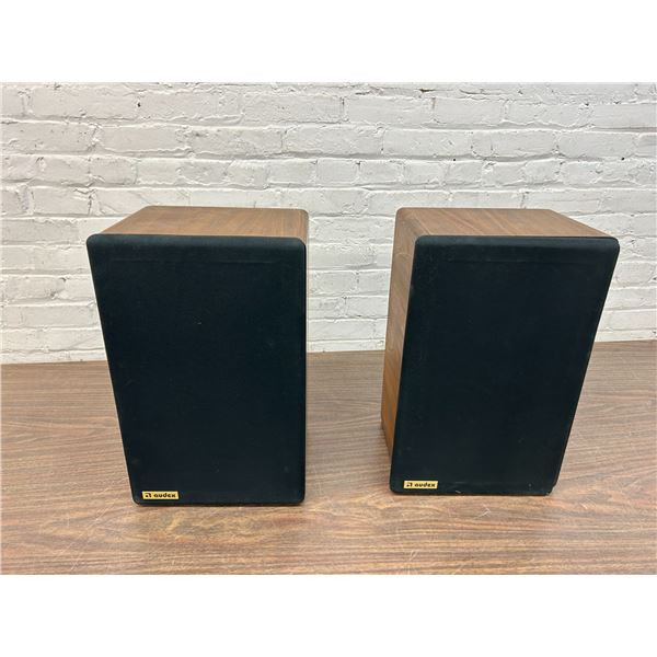 Pair of AUDEX Speakers Model 301 Made in Winnipeg