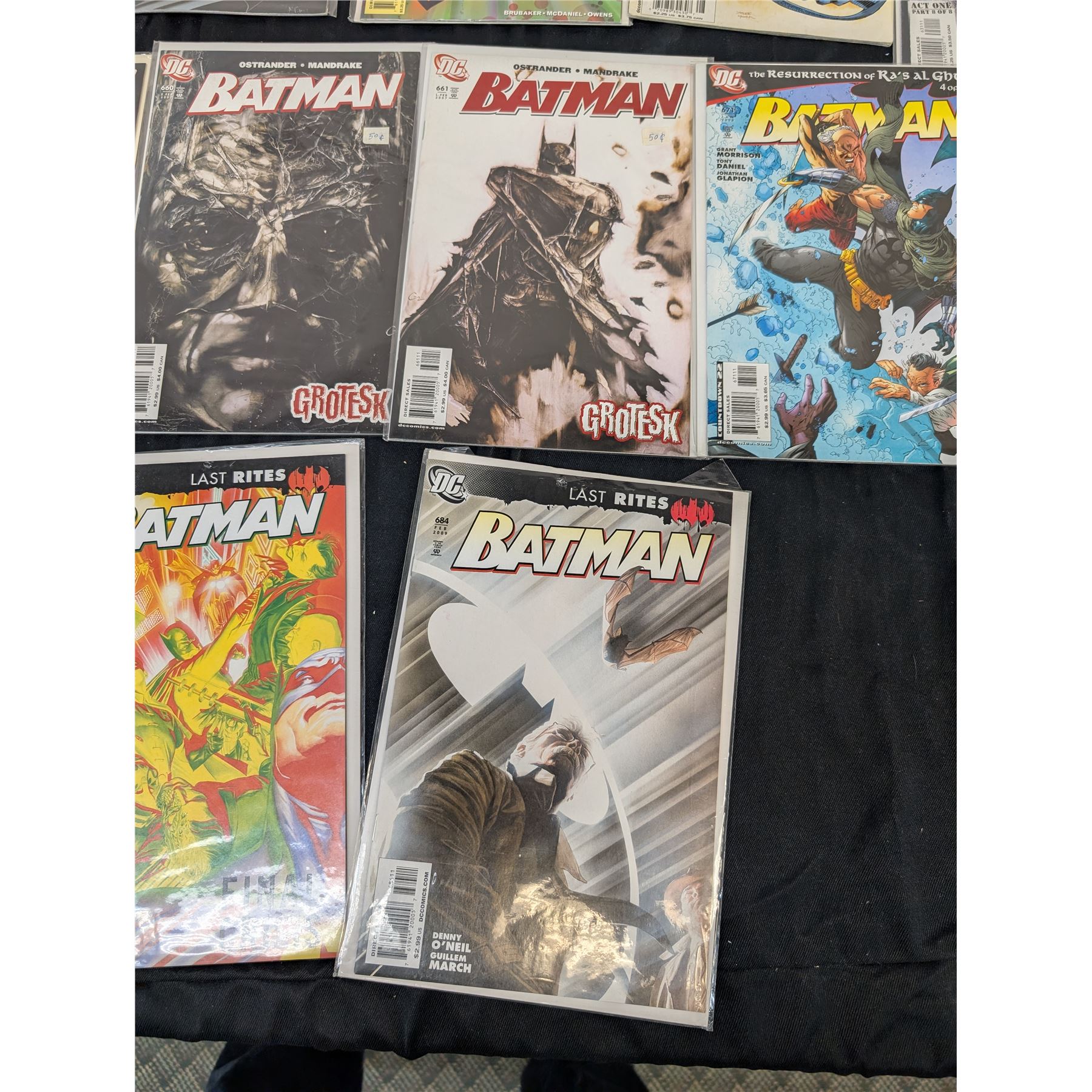 Lot of 21 Batman DC Comics Issues Range 500-684