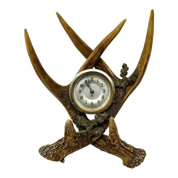 Deer Antler Clock from the Hunting Lodge of Hermann Goering