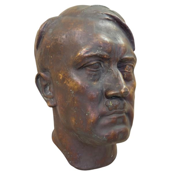 Adolf Hitler Bronze Bust by Ferdinand Liebermann 2x Lifesize