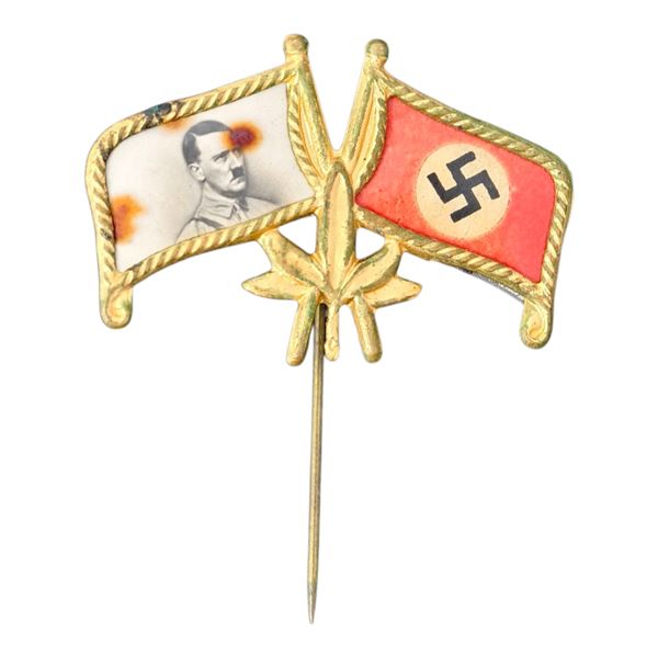 Early Adolf Hitler / NSDAP Patriotic Cellulose Stickpin
