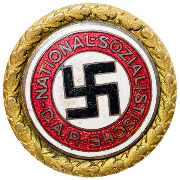 Named NSDAP Golden Party Badge for Ernst Beissner
