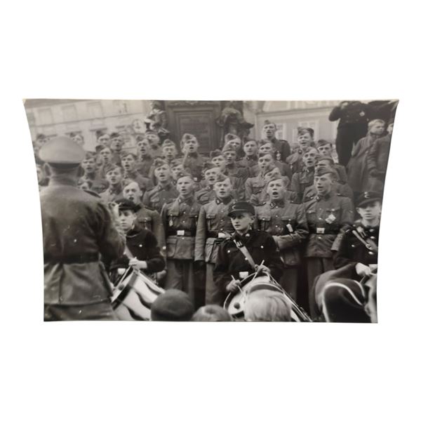 Unpublished Dutch Waffen SS Volunteer Legion - Graz Training Center 1942 Photograph