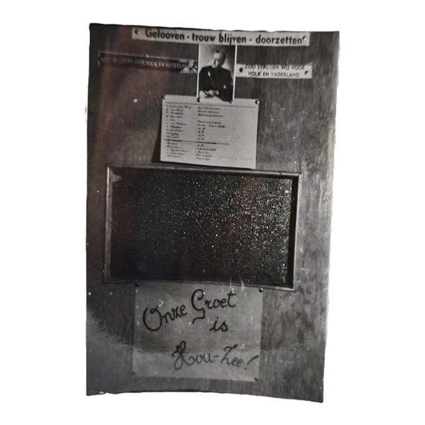 Unpublished Dutch Waffen SS Volunteer Legion - Graz Training Center 1942 Photograph