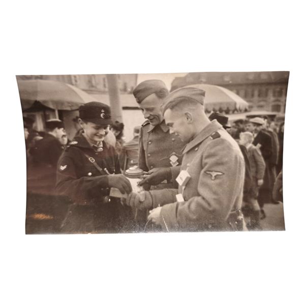 Unpublished Dutch Waffen SS Volunteer Legion - Graz Training Center 1942 Photograph