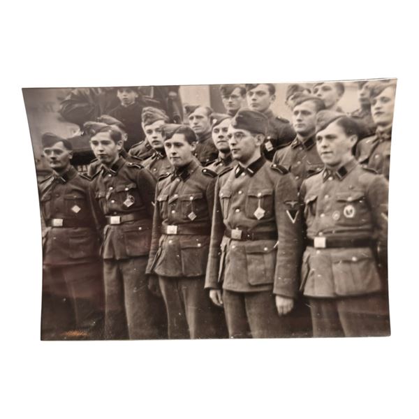 Unpublished Dutch Waffen SS Volunteer Legion - Graz Training Center 1942 Photograph