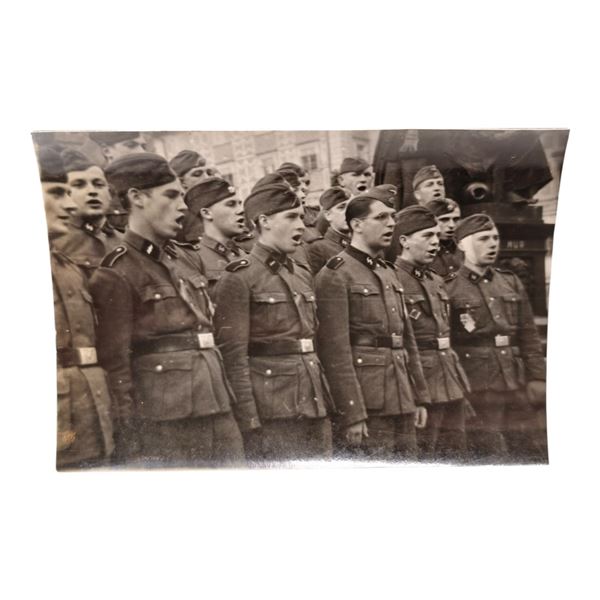Unpublished Dutch Waffen SS Volunteer Legion - Graz Training Center 1942 Photograph