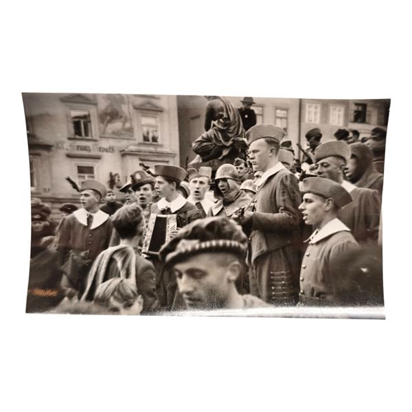 Unpublished Dutch Waffen SS Volunteer Legion - Graz Training Center 1942 Photograph