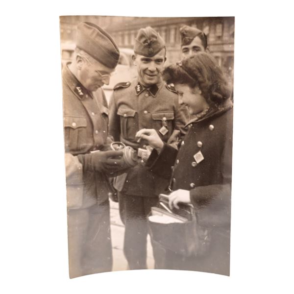 Unpublished Dutch Waffen SS Volunteer Legion - Graz Training Center 1942 Photograph