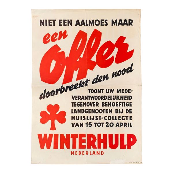 Dutch World War II Nazi Propaganda Poster