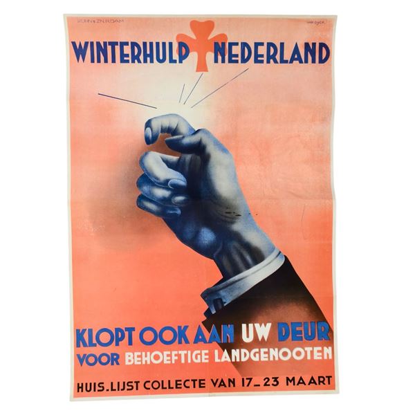 Dutch World War II Nazi Propaganda Poster