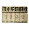 Image 1 : Adolf Hitler Volksischer Beobachter 1940 Calendar