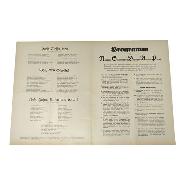 National Socialist Programm der NSDAP