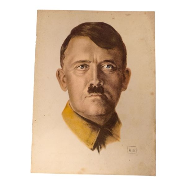 Early Adolf Hitler Color Print