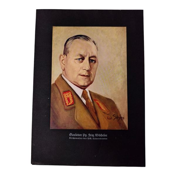 Gauleiter Fritz Wächtler Color Print