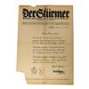 Letterhead Poster Der Sturmer Newspaper Issue 1934