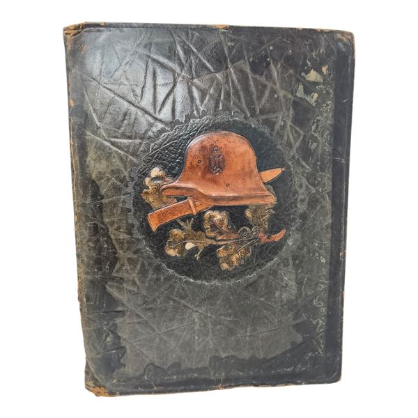 German Wehrmacht Stahlhelm Bayonet Leather Officers Folder