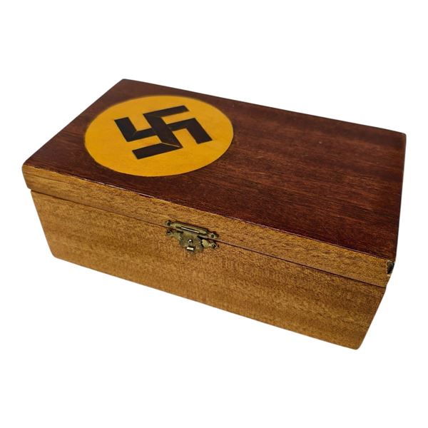 NSDAP Wooden Swastika Box