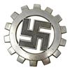 Third Reich Nazi DAF Metal Plaque