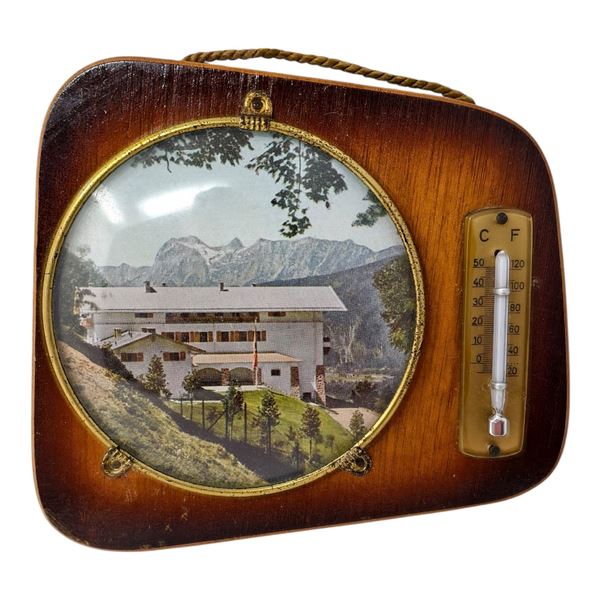 Adolf Hitler Haus Wachenfeld Berghof Souvenir Thermometer