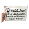 Image 2 : Third Reich Reichsbund der Kriegs Enamel Sign