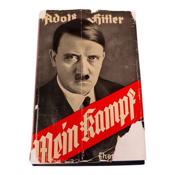 Adolf Hitler Mein Kampf with Dust Jacket - 1937