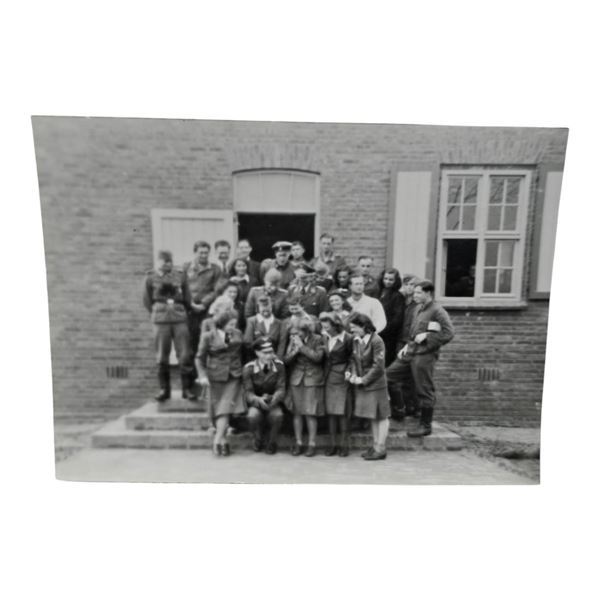 Unpublished Dutch Waffen SS Volunteer Legion - Avegoor Training Center 1943 Photograph