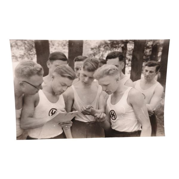 Unpublished Dutch Waffen SS Volunteer Legion - Avegoor Training Center 1943 Photograph