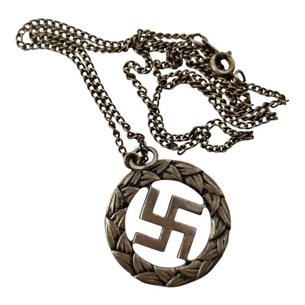 NSDAP Supporters Necklace in 800 Silver
