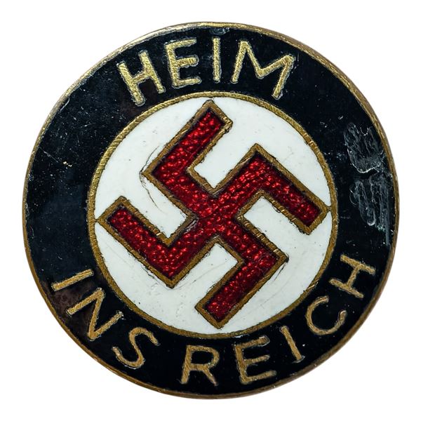 Third Reich Nazi Heim Ins Reich Badge
