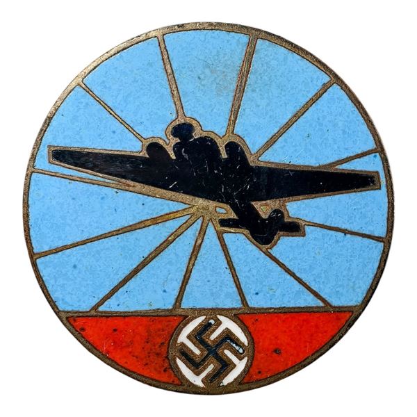 Reichsluftschutz Abzeichen fur den Flugmeldedienst Badge