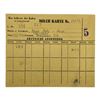 Image 1 : Milk Ration Card for Jewish Child from Lodz Litzmannstadt Ghetto
