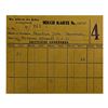 Image 1 : Milk Ration Card for Jewish Child from Lodz Litzmannstadt Ghetto