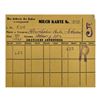 Image 1 : Milk Ration Card for Jewish Child from Lodz Litzmannstadt Ghetto