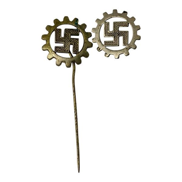 Third Reich Nazi Daf Stickpin Set