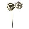 Image 1 : Third Reich Nazi Daf Stickpin Set