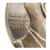Image 3 : Adolf Hitler Bronze Plaque "Reichskanzler Adolf Hitler' by F. Beyer