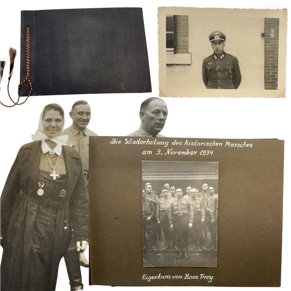 Blood Order Recipient November 9 Photo Album with Hitler Hess Himmler Sister Pia Photos
