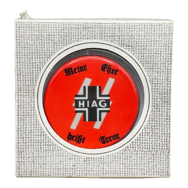 Boxed HIAG Waffen SS Veterans Organization Plaque