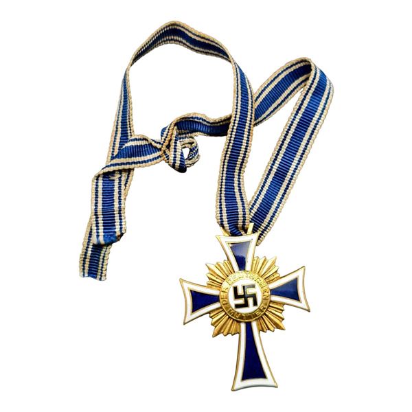 Third Reich Nazi Mothers Cross in Gold