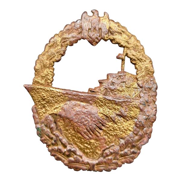 Kriegsmarine Battleship War Badge